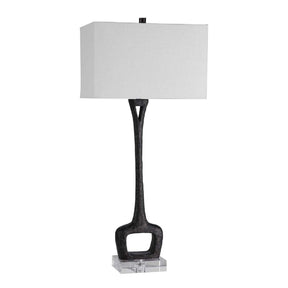 Modern European furniture - Black Cast Iron Table Lamp by Uttermost Darbie - www.oroa.com