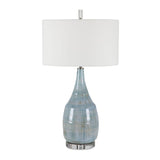 Modern European furniture - Crackle Glazed Ceramic Table Lamp - www.oroa.com