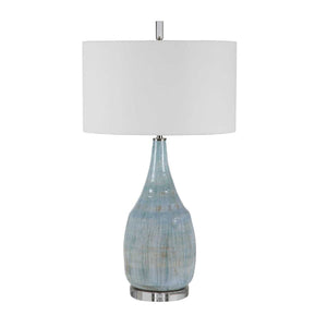   Crackle Glazed Ceramic Table Lamp | Oroa.com