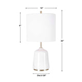 Modern European furniture - White Marble Table Lamp - www.oroa.com