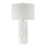 Glossy White Ceramic Table Lamp | Uttermost Sinclair
