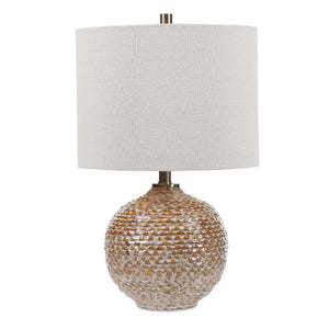   Wavy Ribbed Ceramic Table Lamp | Oroa.com