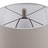 Modern European furniture - Wavy Ribbed Ceramic Table Lamp - www.oroa.com