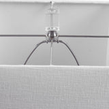 White Ribbed Buffet Lamp | Uttermost Bennett