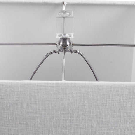 White Ribbed Buffet Lamp | Uttermost Bennett
