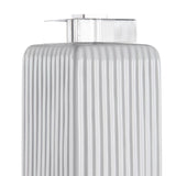 White Ribbed Buffet Lamp | Uttermost Bennett