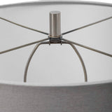 White Drip Ceramic Table Lamp | Uttermost Winterscape