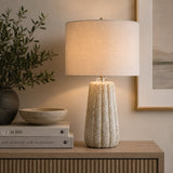 Fluted Ceramic Table Lamp | Uttermost Pikes