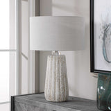 Fluted Ceramic Table Lamp | Uttermost Pikes