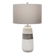 Modern European furniture - Textured Oval Ceramic Table Lamp - www.oroa.com