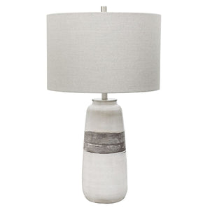   Textured Oval Ceramic Table Lamp | Oroa.com