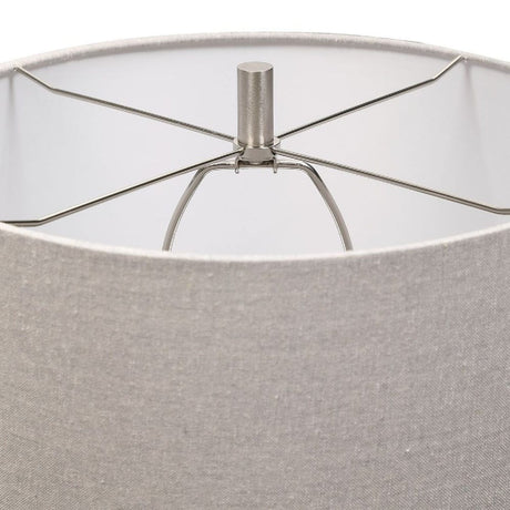 Modern European furniture - Textured Oval Ceramic Table Lamp - www.oroa.com