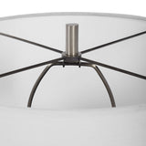 Crackled White Ceramic Table Lamp | Uttermost Dakota