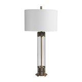 Cylindrical Clear Glass Table Lamp | Uttermost Anmer