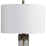 Cylindrical Clear Glass Table Lamp | Uttermost Anmer