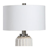 Cream Crackled Ceramic Table Lamp | Uttermost Azariah