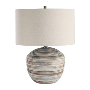   Earth-Toned Ceramic Table Lamp | Oroa.com