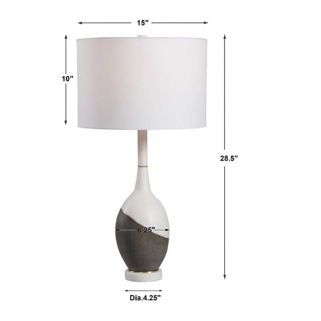   Two-Toned Modern Table Lamp | Oroa.com