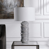 Sculpted Ceramic Table Lamp | Uttermost Waves