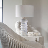 Sculpted Ceramic Table Lamp | Uttermost Waves