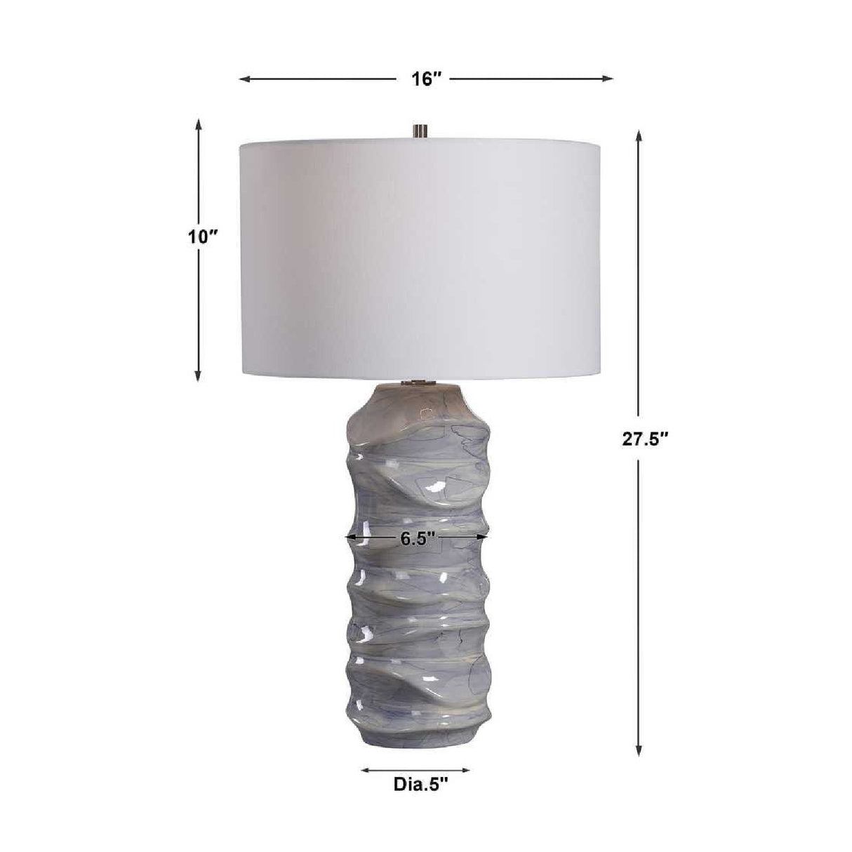   Sculpted Ceramic Table Lamp | Oroa.com