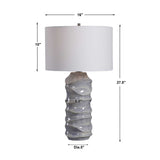 Sculpted Ceramic Table Lamp | Uttermost Waves