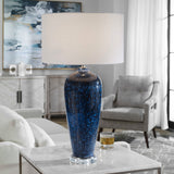 Blue Glass Table Lamp | Uttermost Stargazer