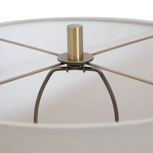   Gray Textured Ceramic Table Lamp | Oroa.com
