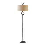 Modern European furniture - Aged Brown Iron Floor Lamp - www.oroa.com