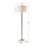 Crystal Detailed Floor Lamp | Uttermost Mesita
