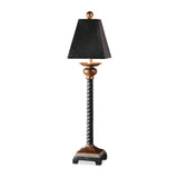 Black Rope Buffet Lamp | Uttermost Bellcord