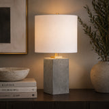 Modern European furniture - Stained Concrete Accent Lamp - www.oroa.com