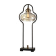 Modern European furniture - Aged Black Iron Accent Lamp - www.oroa.com