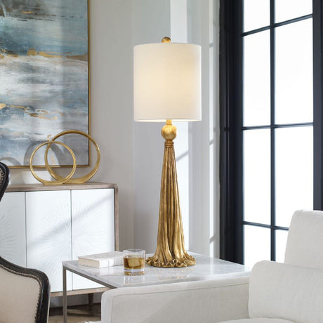 Metallic Gold Buffet Lamp | Uttermost Paravani