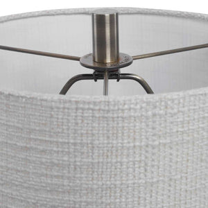   Gray Embossed Ceramic Buffet Lamp | Oroa.com