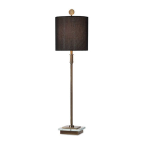 Modern European furniture - Black Linen Table Lamp by Uttermost  - ww.oroa.com