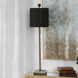 Black Linen Table Lamp | Uttermost Volante