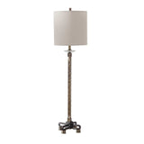 Hammered Antique Brass Buffet Lamp | Uttermost Parnell