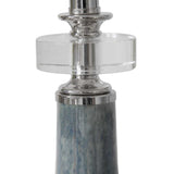 Mottled Blue Ceramic Buffet Lamp | Uttermost Piers