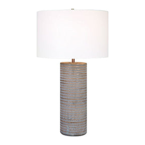 Modern European furniture - Frosted Gray Ceramic Table Lamp by Uttermost Monolith - www.oroa.com