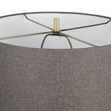White Conical Marble Table Lamp | Uttermost Citadel