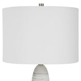 White Glazed Ceramic Table Lamp | Uttermost Levadia