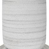 White Glazed Ceramic Table Lamp | Uttermost Levadia