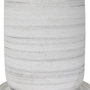   White Glazed Ceramic Table Lamp | Oroa.com