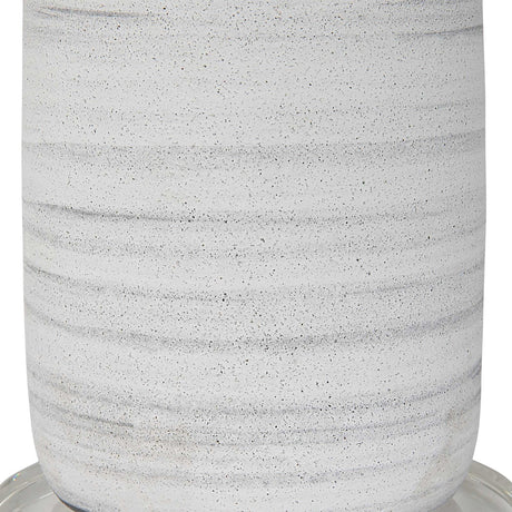 White Glazed Ceramic Table Lamp | Uttermost Levadia