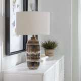 Earth-Hued Ceramic Table Lamp | Uttermost Roan
