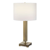 Antique Brass Column Table Lamp | Uttermost Duomo