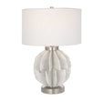 Modern European furniture - White Marble Look Table Lamp - www.oroa.com