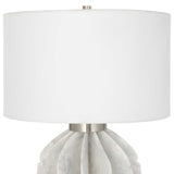 Modern European furniture - White Marble Look Table Lamp - www.oroa.com