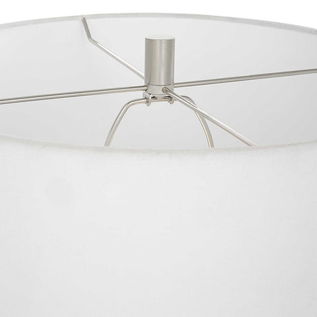 Modern European furniture - White Marble Look Table Lamp - www.oroa.com